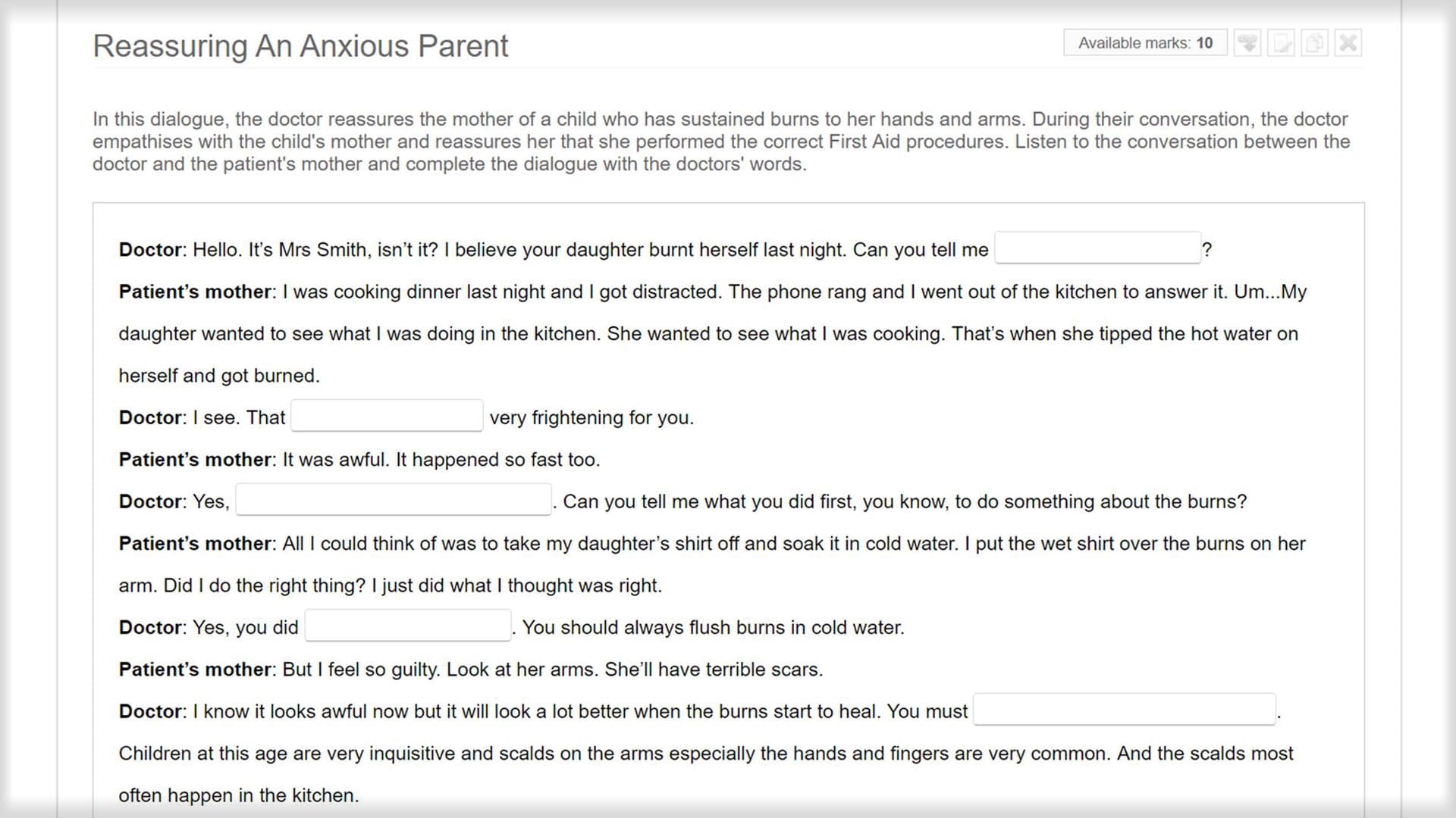 Online English for Doctors: Clinical Interactions 1 – Specialist